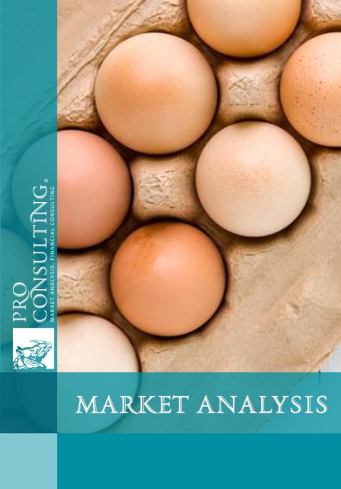 Market research report on eggs and egg products in Ukraine. 2017